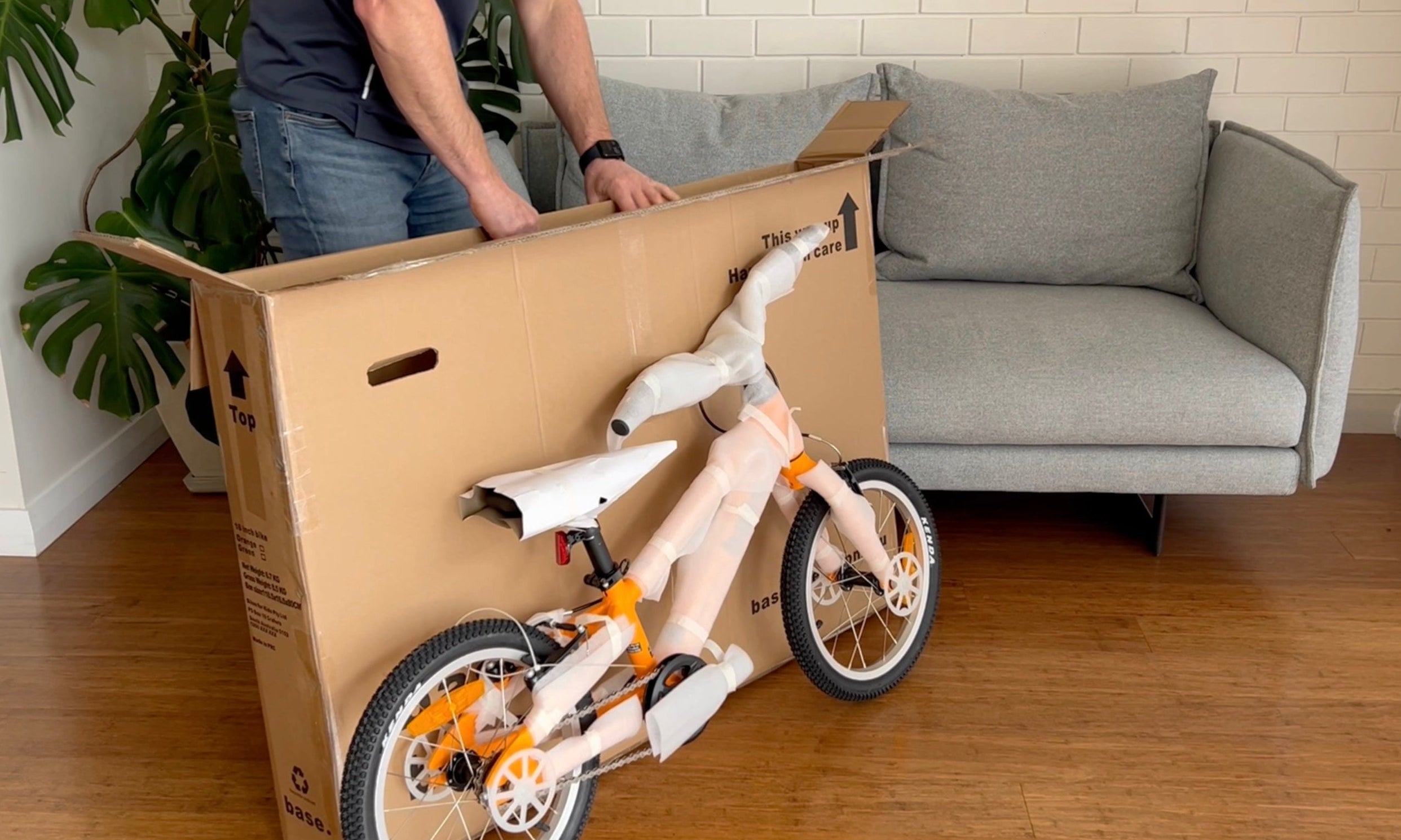 Video image for the super easy bike assembly