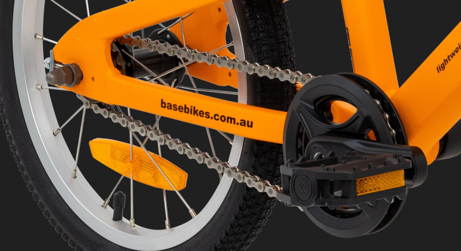 Bike chain on a kids' bike