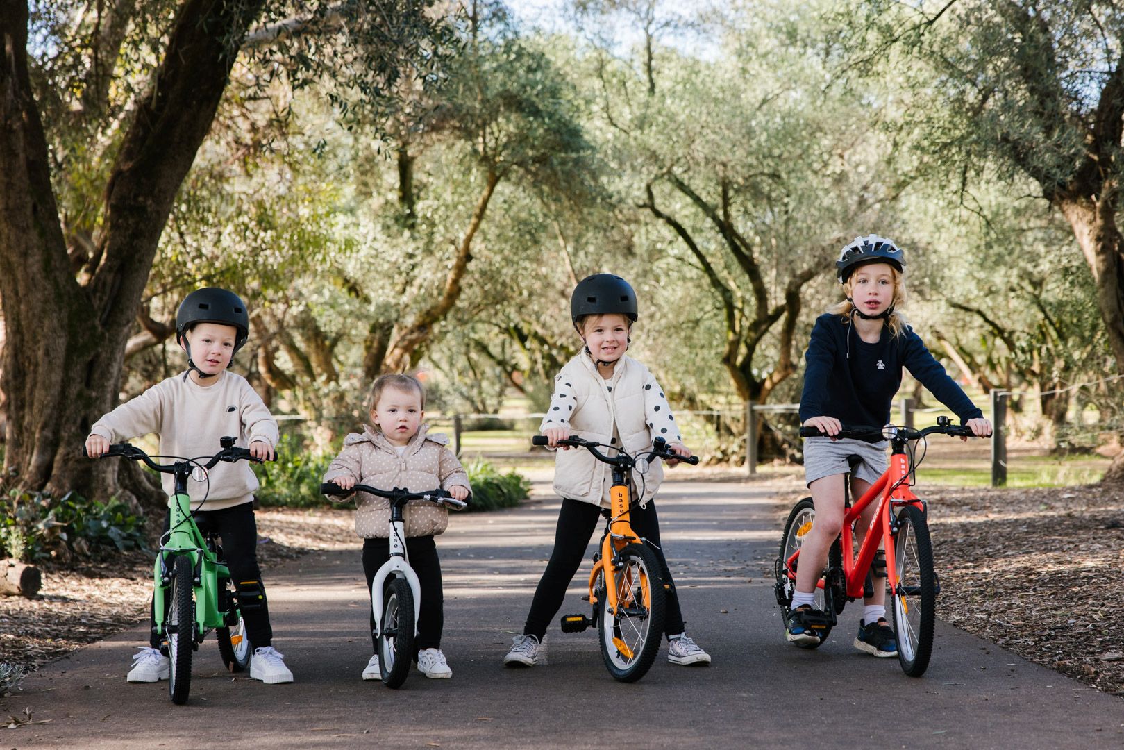 Balance bike, 16 inch bike and 20 inch bike