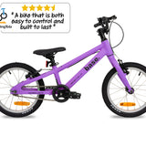 16 inch kids bike lilac
