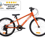 20 inch red bike product image side view
