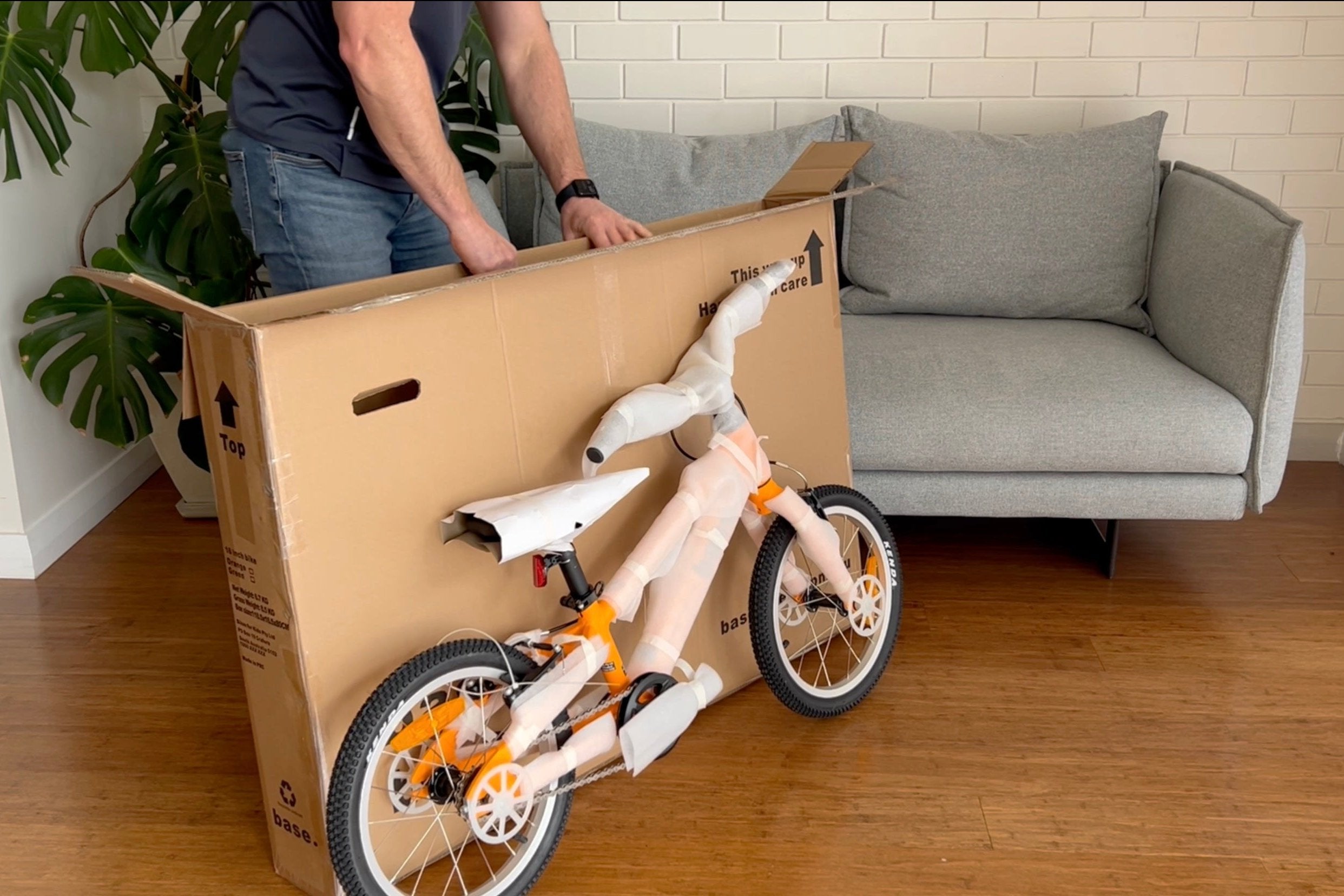 Video image for the super easy bike assembly