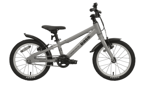 Children's bicycle showing mudguard location on a white background